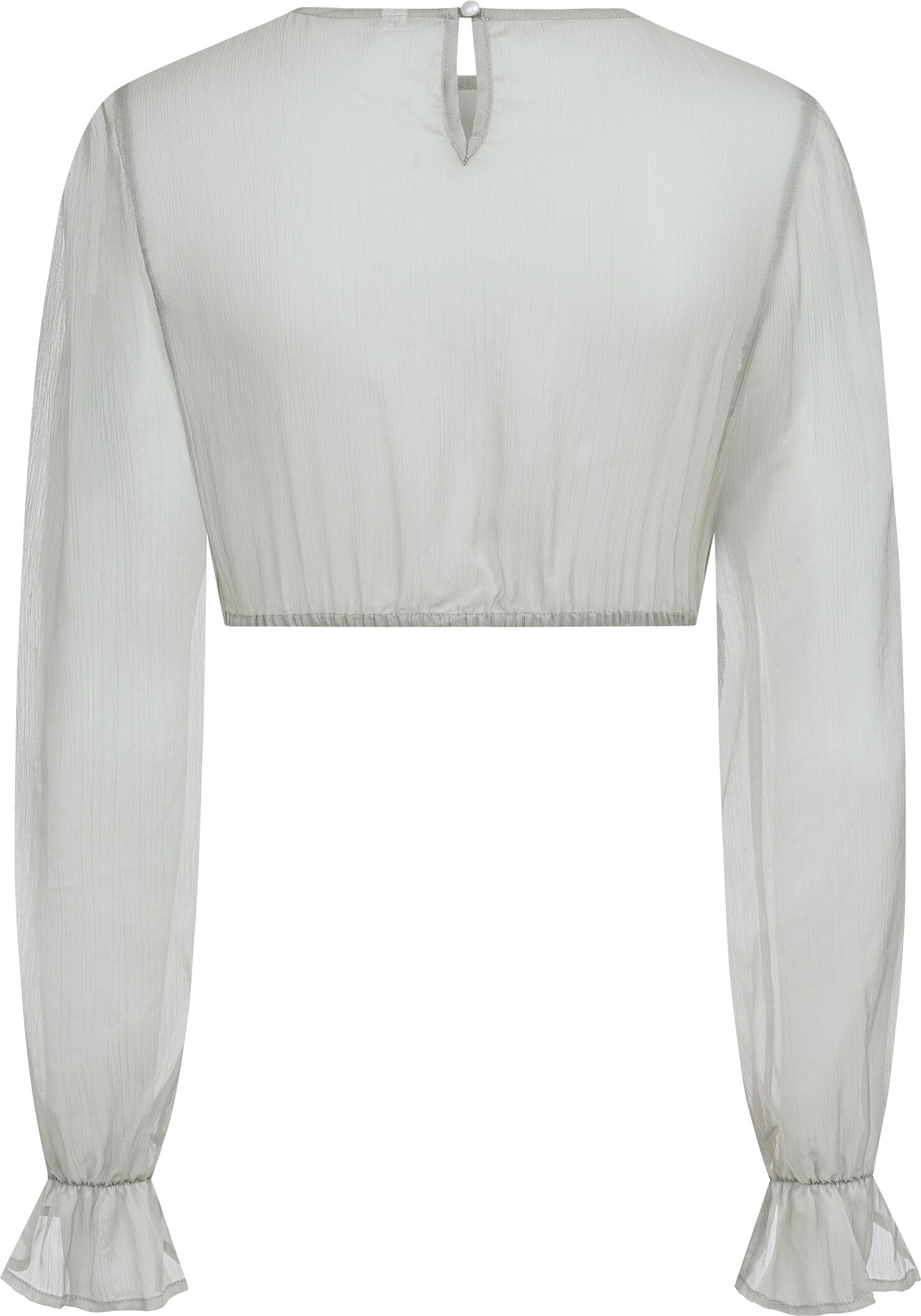 Dirndlbluse NÜBLER "Dirndlbluse Cordula", Damen, Gr. 38, grau, Obermaterial: 100% Polyester PES., Blusen Dirndlbluse