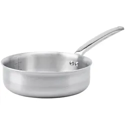 de Buyer Gerade Sauteuse Alchimy 24 cm, Pfanne + Kochtopf, Silber