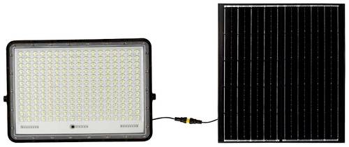 V-TAC VT-240W 7829 LED-Flutlichtstrahler, Solarmodul 30W Leuchtfarben: Kaltweiß