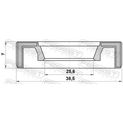 FEBEST Dichtring, Nockenwellensensor 95AAY-27380707X für RENAULT