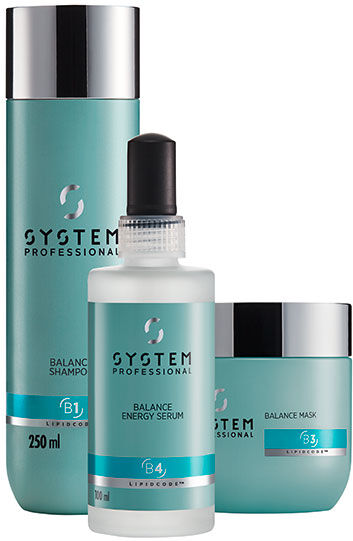 550ml System Professional LipidCode Relax Auszeit Set (Shampoo 250ml + Serum 100ml + Mask 200ml)