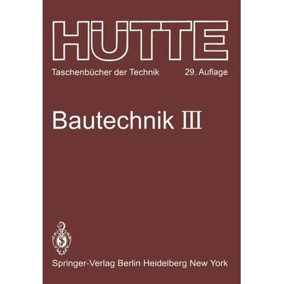 Bautechnik, Taschenbuch von , Springer Berlin, 978-3-642-95265-4