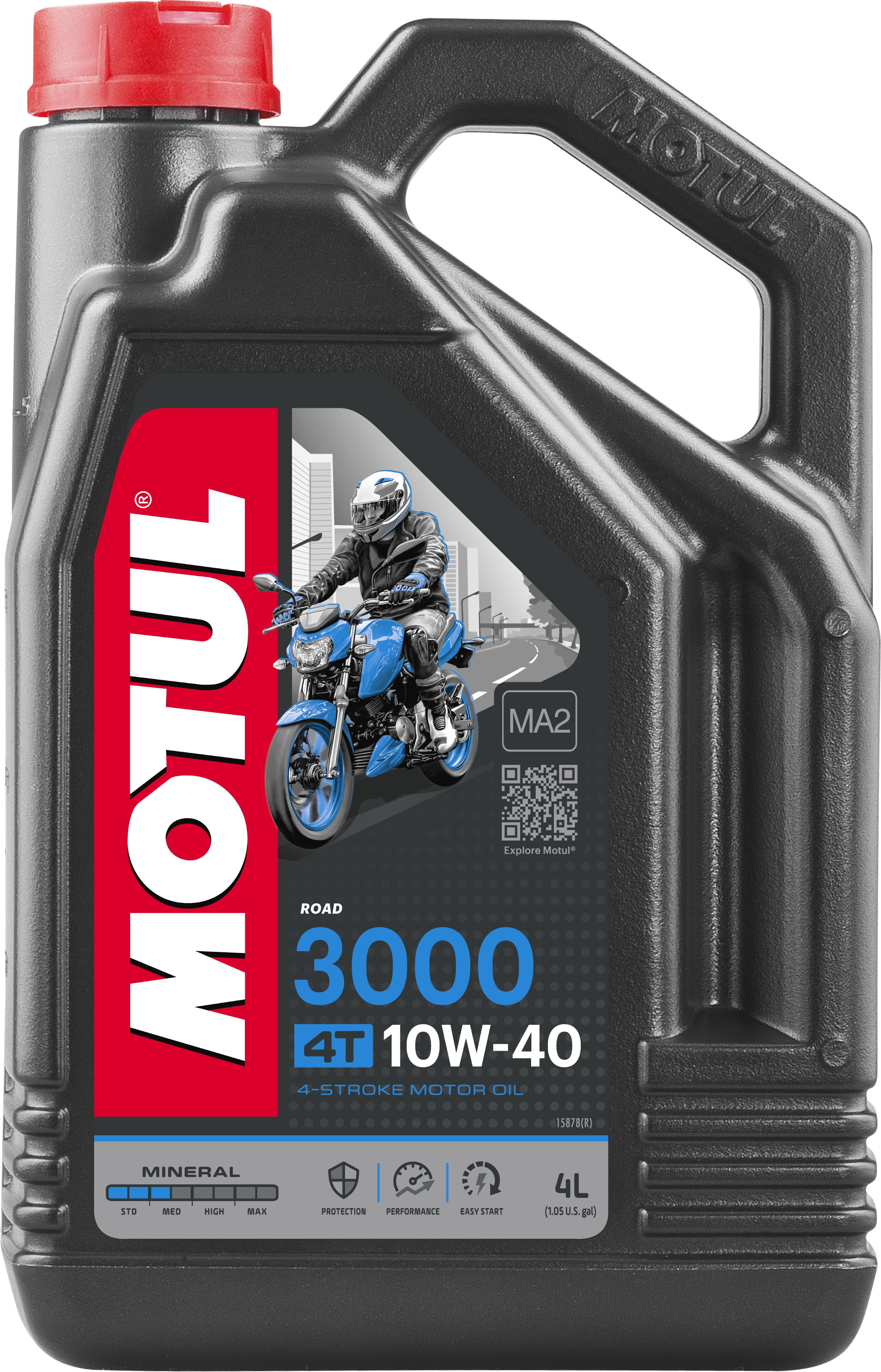Motul Motoröl 3000 10w-40 4t [4l] 107693 4l