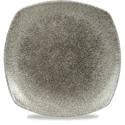 Churchill Raku Quartz Black Platte Quadrat.21,5cm