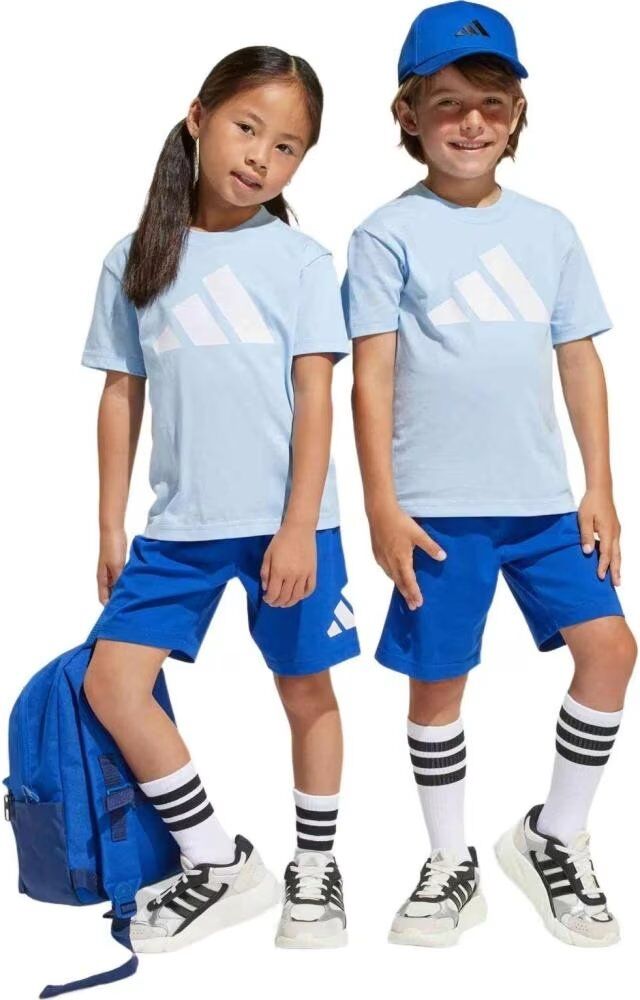 Conjunto Deportivo Adidas Essentials Para Niños Azul 7 Años Niño