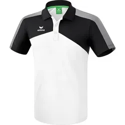 ERIMA Herren Premium One 2.0 Poloshirt, Größe L in Weiß Weiß