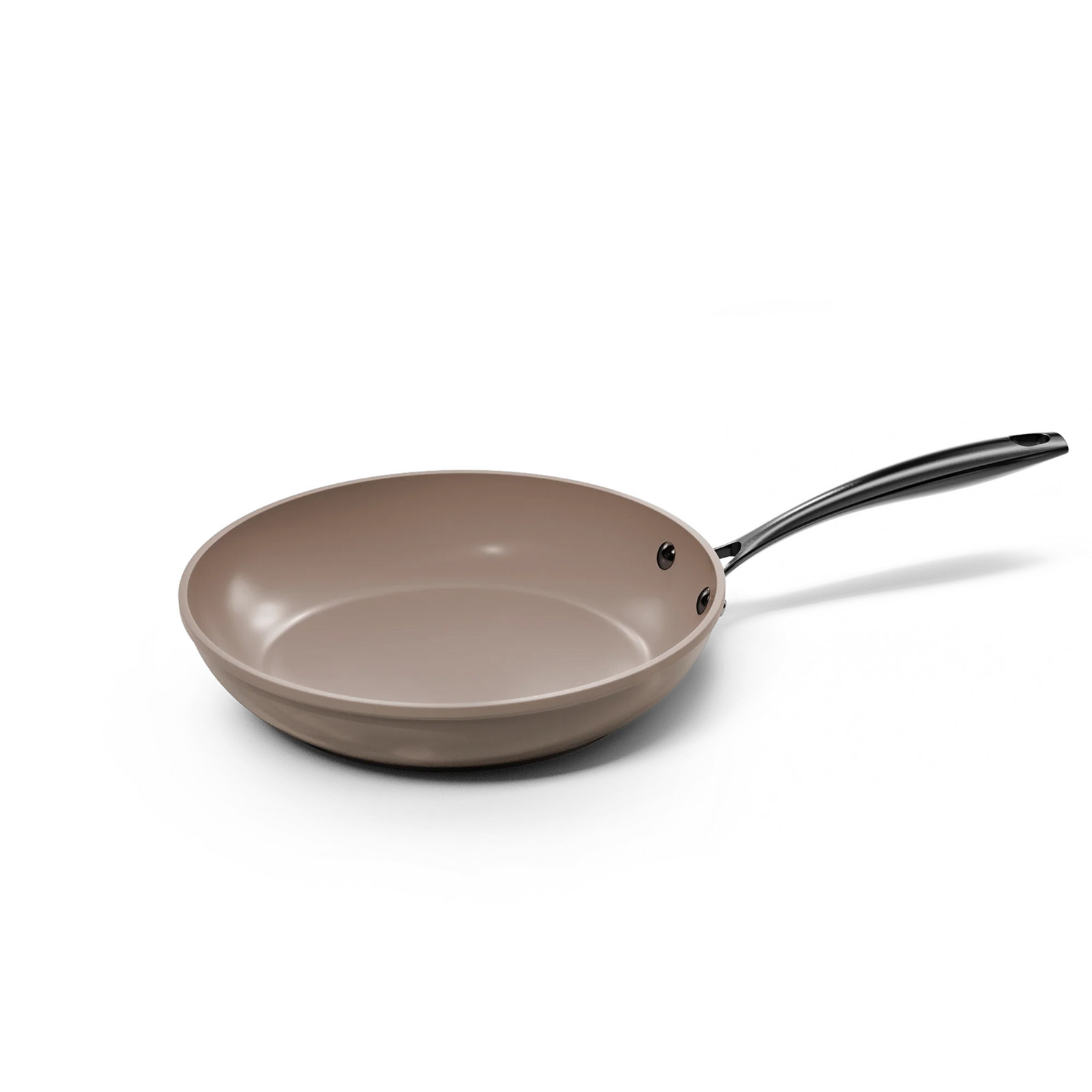 Cook & Pan Taupe of Mind Koekenpan 28 cm - Keramische PFAS-vrije Anti-aanbaklaag - Taupe