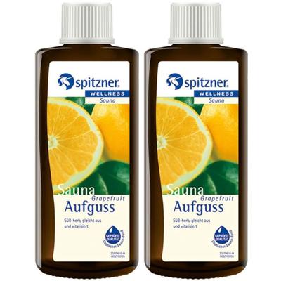 Spitzner Saunaaufguss Grapefruit Wellness 2x 2x190 ml Konzentrat
