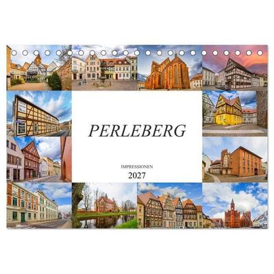 Perleberg Impressionen (Tischkalender 2027 DIN A5 quer), CALVENDO Monatskalender