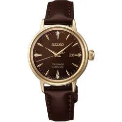 Seiko SRE020J1 Presage Damen-Armbanduhr Automatik Dunkelbraun