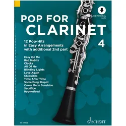 Schott Pop For Clarinet 4 - Notenbuch
