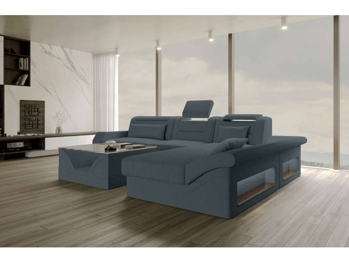 Ecksofa Monza L Form Stoffsofa