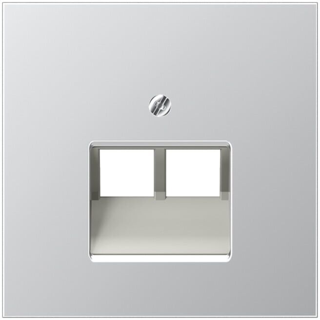 Jung Cache en aluminium pour prise IAE/UAE AL 2969-2 UA (AL2969-2UA)