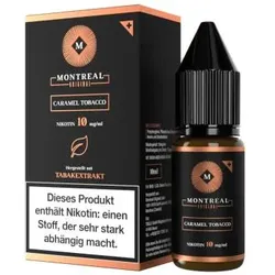 Montreal Caramel Tobacco NicSalt Liquid 10ml / 10mg