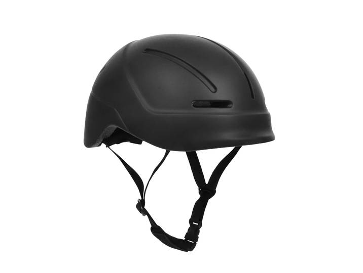 Velohelm Skatehelm 53 - 55 cm schwarz