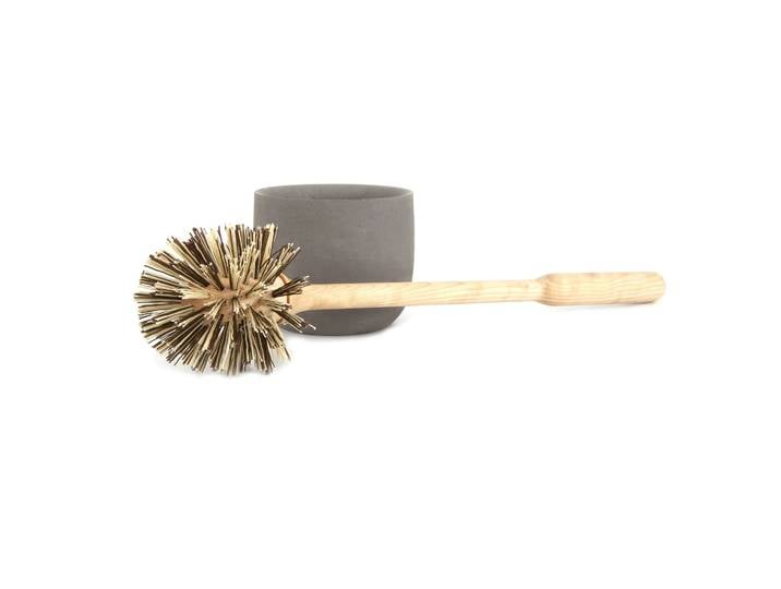 Iris Hantverk Brosse de toilette Iris Iris hantverk bouleau- base grise