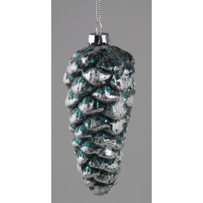 Dekoobjekt AM DESIGN "Weihnachstsdekoration", blau, B:5,5cm H:13cm, Glas, Dekofiguren, 6er Set