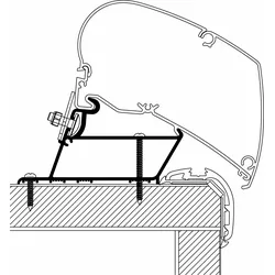 Thule Markisenadapter Malibu Roof 4,5 m