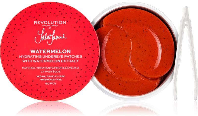 Revolution Skincare X Jake-Jamie Watermelon hydrogel eye mask for radiance and hydration 60 pc