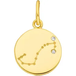 LEAF - KETTENANHÄNGER - SKORPION ZODIAC SIGN - gold