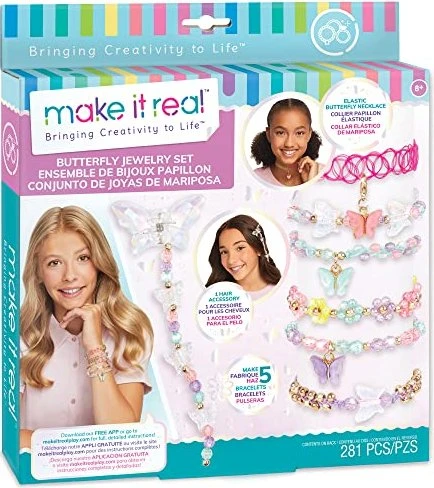 Make It Real Hestellungsset für Schmuck mit Schmetterlingen
