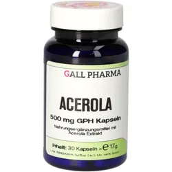 ACEROLA 500 mg GPH Kapseln 30 St