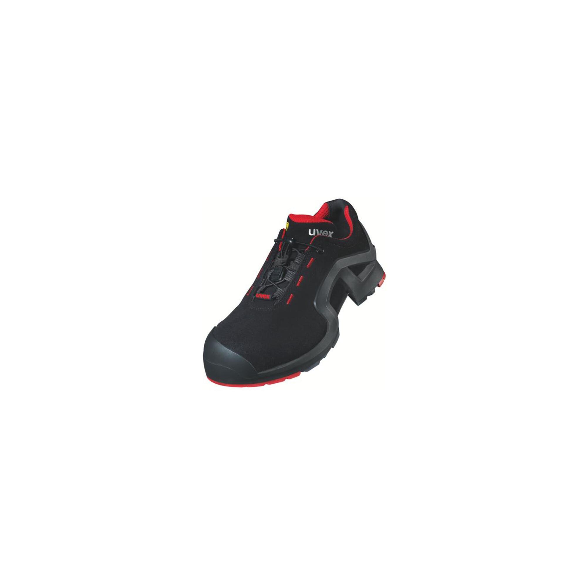 uvex Halbschuhe 1 support S3 schwarz rot Weite 12 Gr. 36 (8516336)