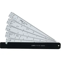 LINEX Fächerreduktionslineal FS100 Packung mit 10 Stück