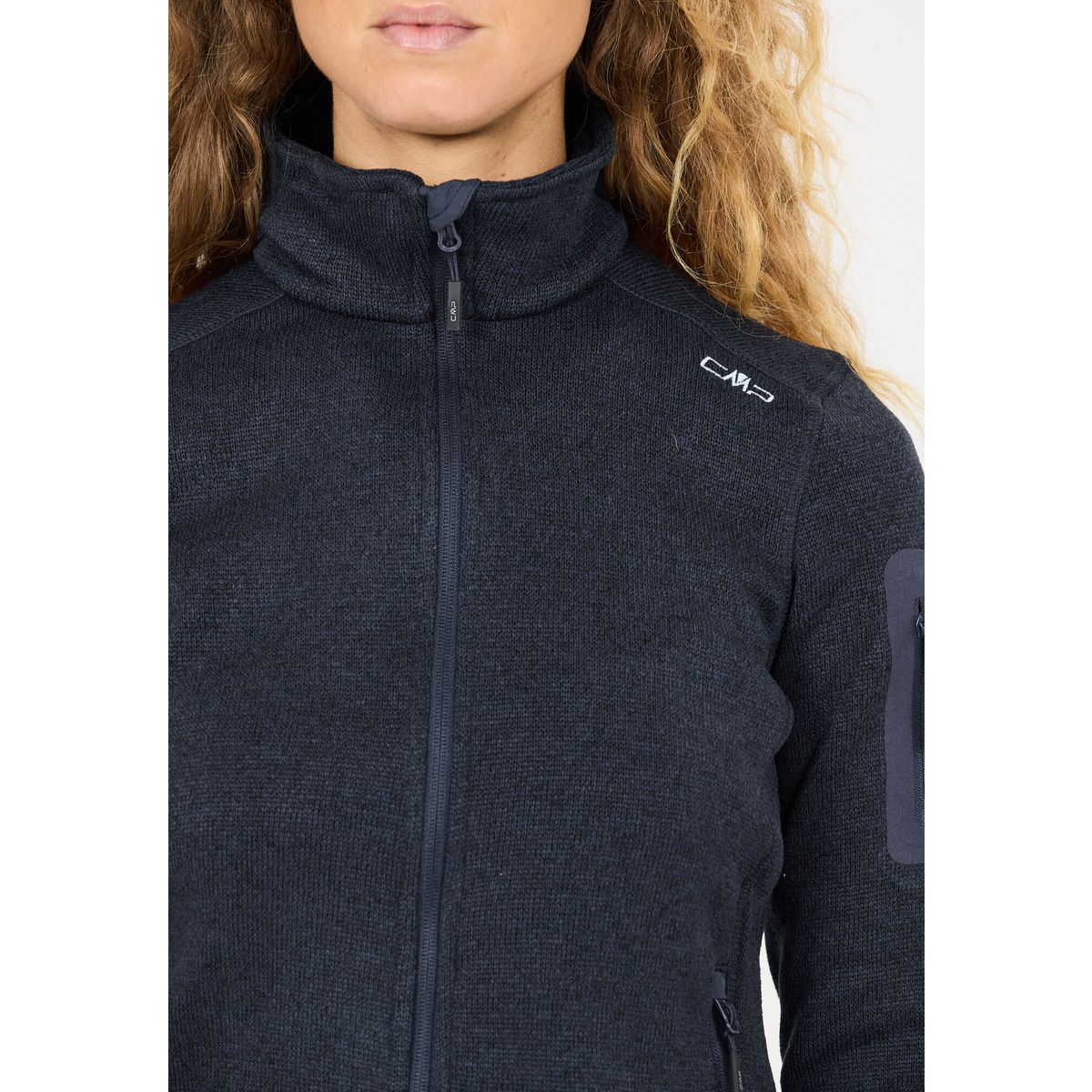 CMP Woman Fleece Fleece Jacket b. blue (22NS) 40 3H14746-22NS-40