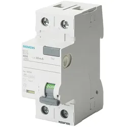 Siemens, Schutzschalter, FISchutzschalter Typ F kurzzeitverzögert A 30 mA Un