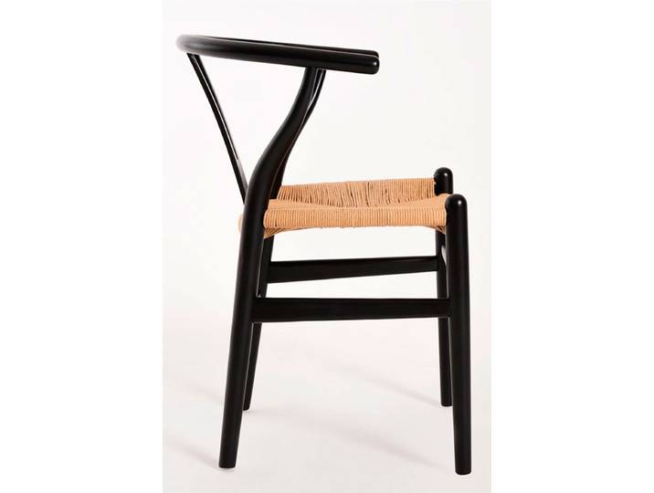 2er Set Wis Holz Stühle - Schwarz