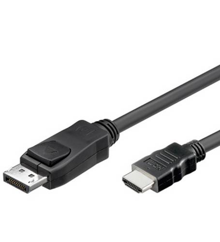 Techly Adapterkabel - DisplayPort männlich zu HDMI männlich - 2 m - abgeschirmt