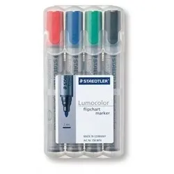 Staedtler 356 WP4 Marker 4 Stück(e) Schwarz, Blau, Grün, Rot
