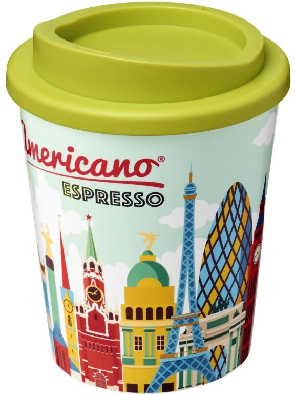 Mug compact personnalisable 250 ml Brite-Americano Citron vert