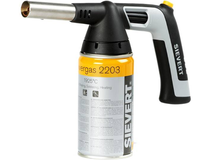 Sievert 2282 Handyjet Gasbrander - Inclusief Gaspatroon - Met Piëzo-Ontsteking