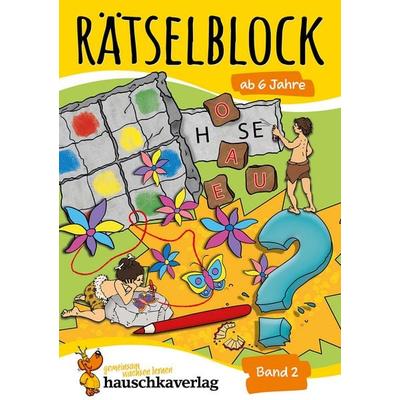 Rätselblock ab 6 Jahre - Band 2, Taschenbuch von Agnes Spiecker, Hauschka Verlag, 978-3-88100-637-8