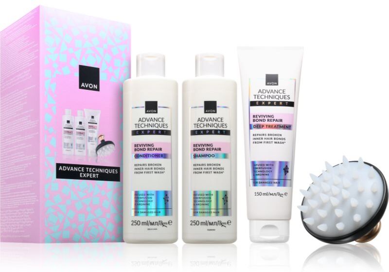 Avon Advance Techniques Expert Hair Care Giftset coffret cadeau pour cheveux pour femme 4 pcs