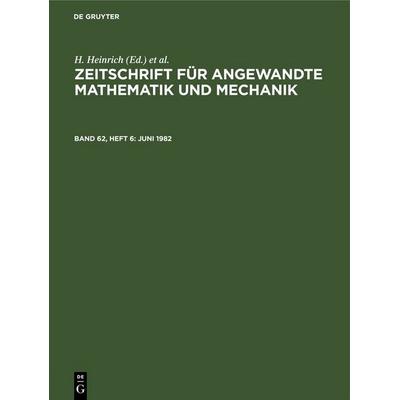 Juni 1982, Gebundene Ausgabe von , De Gruyter, 978-3-11-254705-2