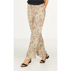 Viskose-Hose in Druck natur in Größe 40 von DW-Shop, Natur, 40