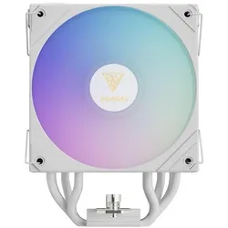 Gamdias Processor cooler Boreas M2 51D white aRGB lighting (158 mm), CPU Kühler, Weiss