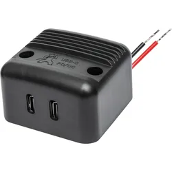 ProCar USB-C Doppelsteckdose mit Power Delivery und Quick Charge