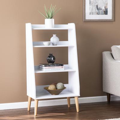Berritza Midcentury Modern Bookshelf by SEI Furniture in White