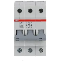 ABB E203/40G Trennschalter 3P, 40 A, Schaltgriff grau, Änderung Ursprung + Gebrauchskategorie 2CDE283001R1040