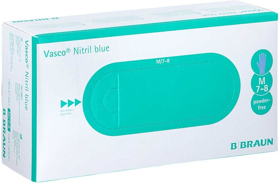 Vasco Nitril blue Untersuchungshandschuhe Größe m 150stk