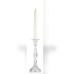 Wiedemann Kerzen Kerzenleuchter für konische Kerzen, Glas 230 x 60 mm