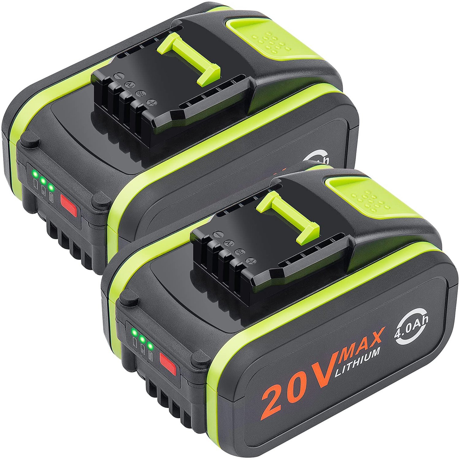 Gereedschapsaccu 20V 4,0Ah - 2-pack - Li-ion