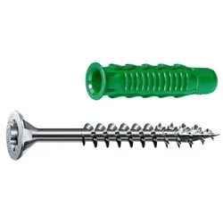 SPAX Spreizdübel 6x30 mm + SPAX 4,5x45 mm - 6+6 Stück
