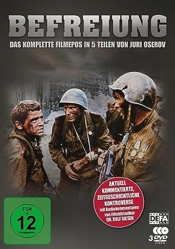 Juri Oserow - Befreiung - Legendärer russischer Kriegsfilm in 5 Teilen (DEFA Filmjuwelen) [3 DVDs] - Preis vom 16.10.2026 11:41:07 h