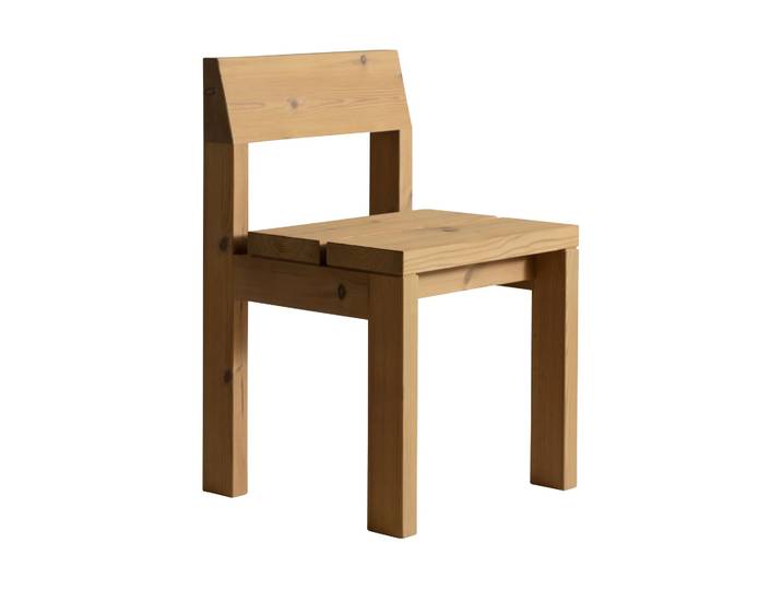 Vaarnii 013 Osa Outdoor Dining Chair Stuhl Matt geöltes Wachs-Kiefernholz
