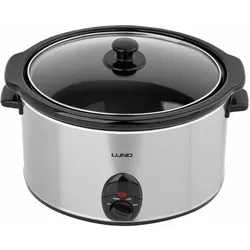 Vorel LUND WOLNOWAR 320W 5,6L, Dampfgarer + Reiskocher, Schwarz